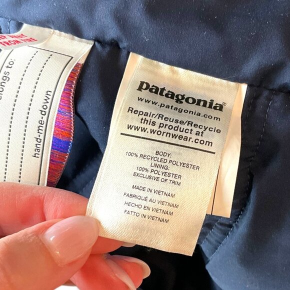 Patagonia Baby Hi Loft Parka Size 3T Brown Deep Pile Full Zip Hooded Teddy Bear - Picture 8 of 12